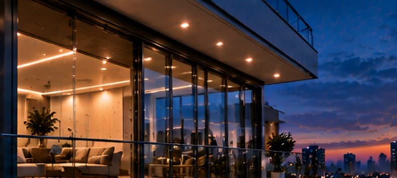 Cam balkon panel yerleşimi