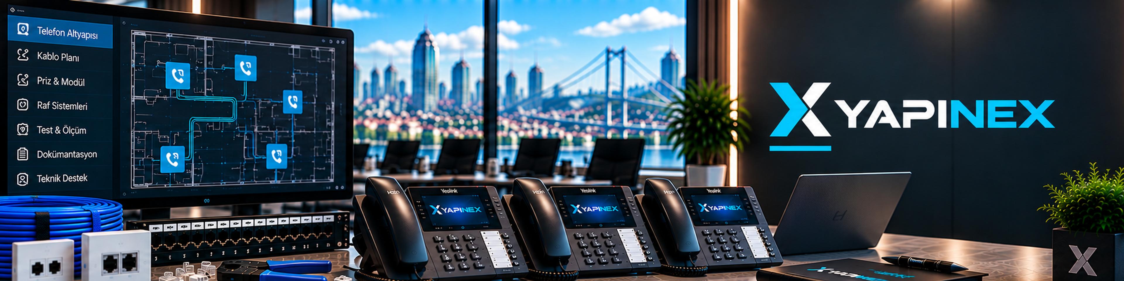 Telefon Kablolama & Haberleşme Altyapısı ve YAPINEX marka alanı