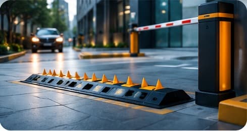 Otopark araç giriş bariyeri