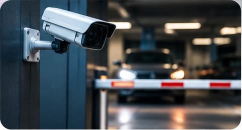 Otopark giriş kontrol kamerası