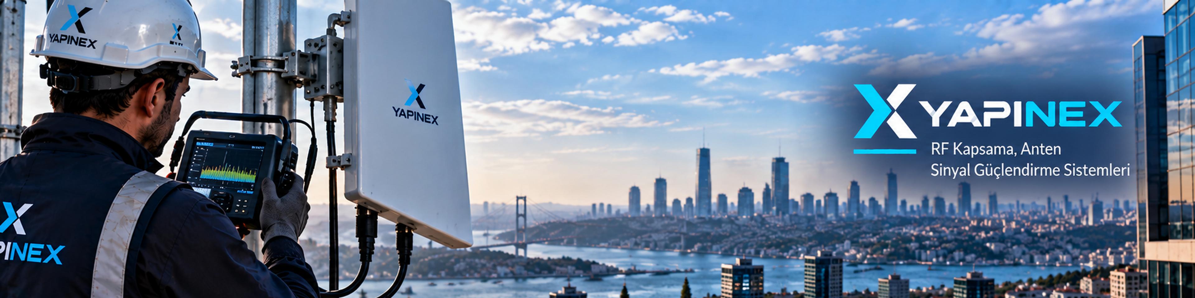 RF Kapsama, Anten & Sinyal Güçlendirme Sistemleri ve YAPINEX marka alanı