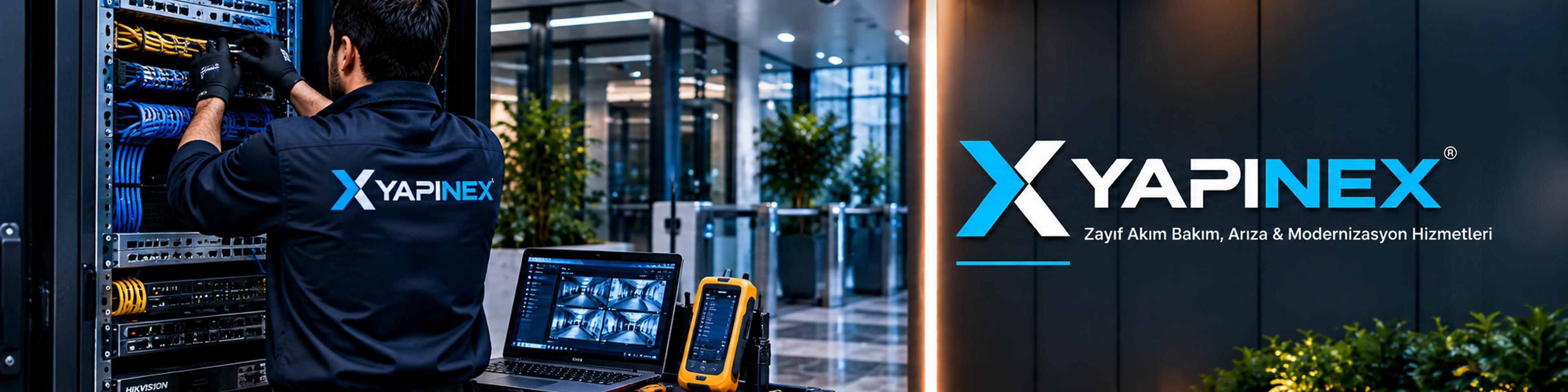 Elektronik sistem altyapısı ve YAPINEX bakım, arıza ve modernizasyon marka alanı